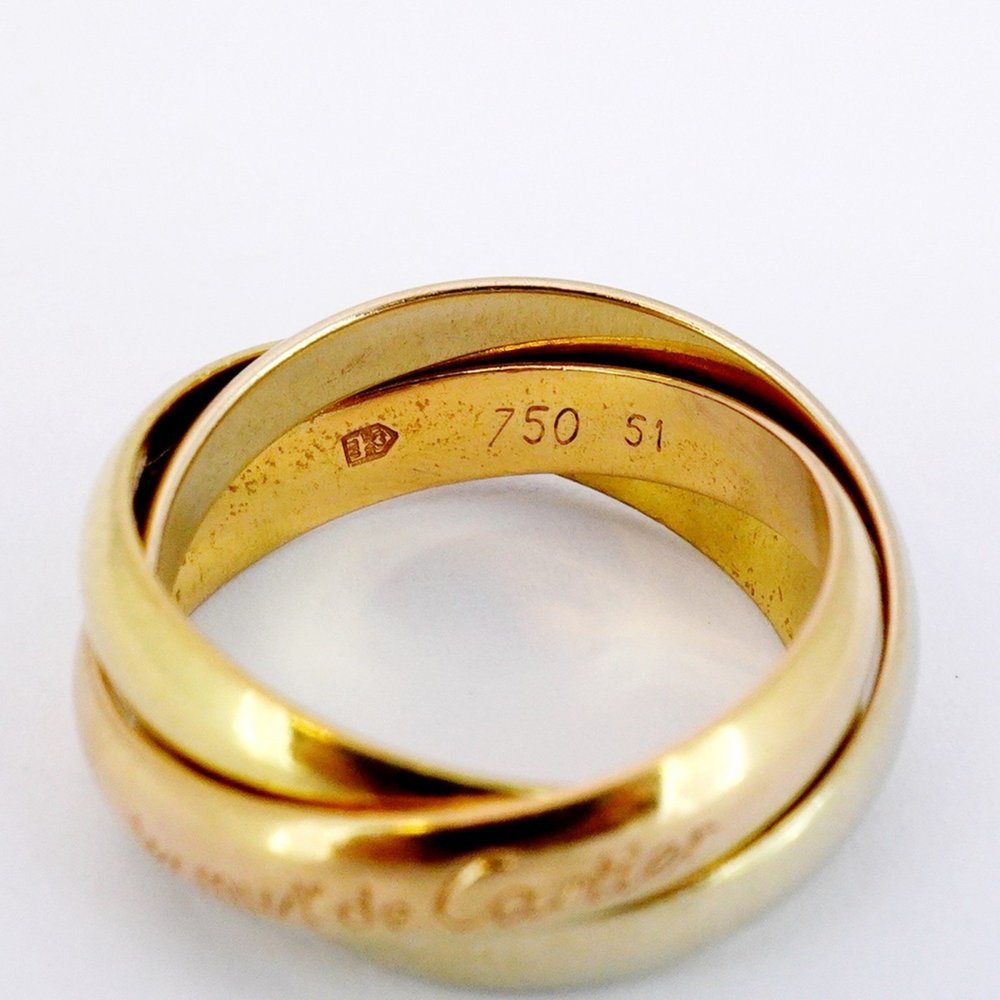 CARTIER 18k Gold Trinity Ring #51 - Picture 4 of 7